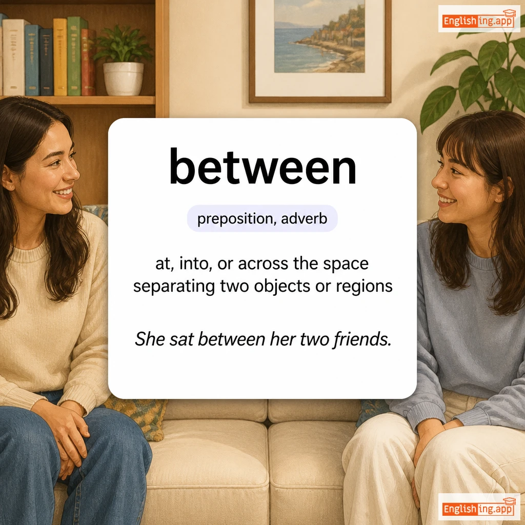 between definition card — visual illustration of the meaning