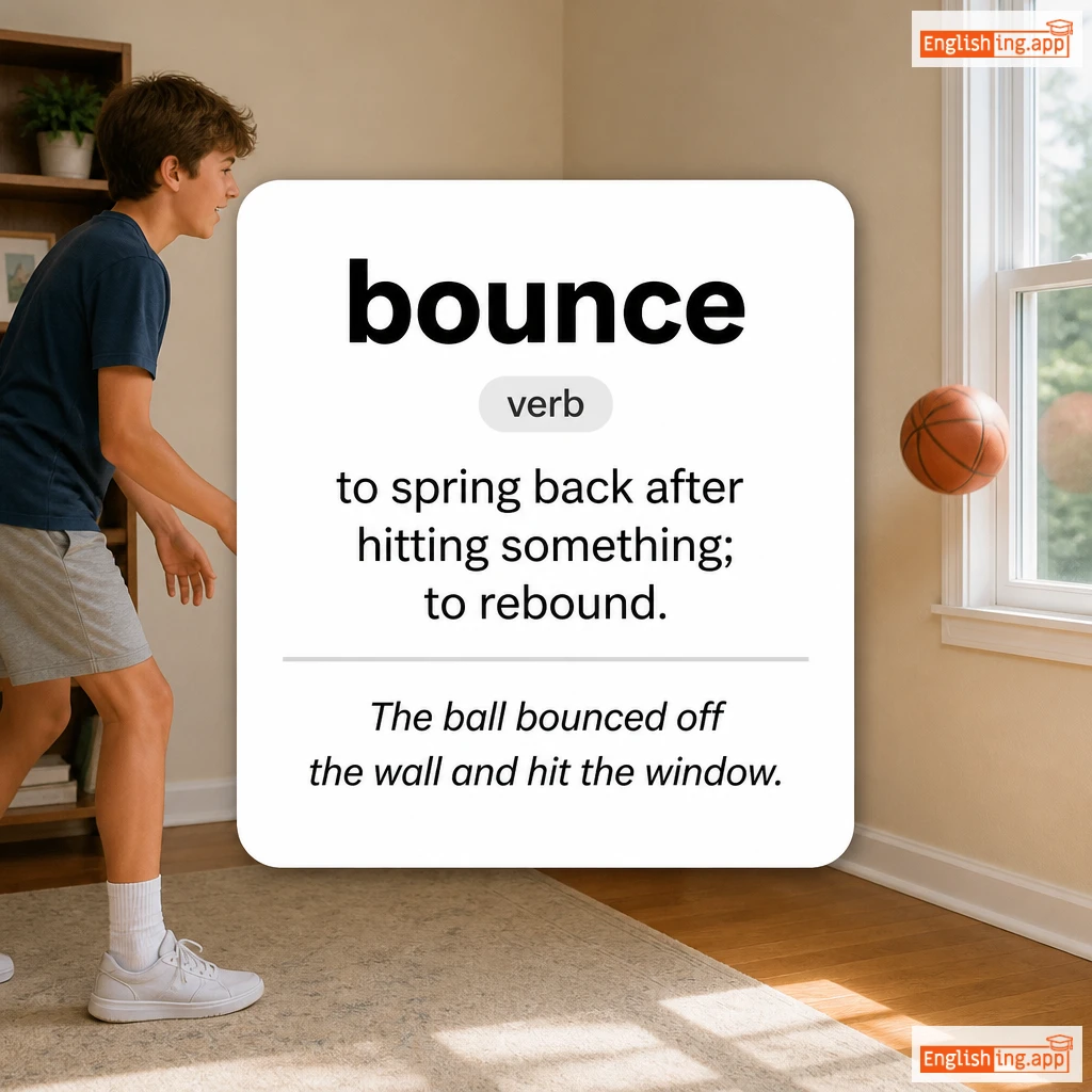 bounce definition card — visual illustration of the meaning