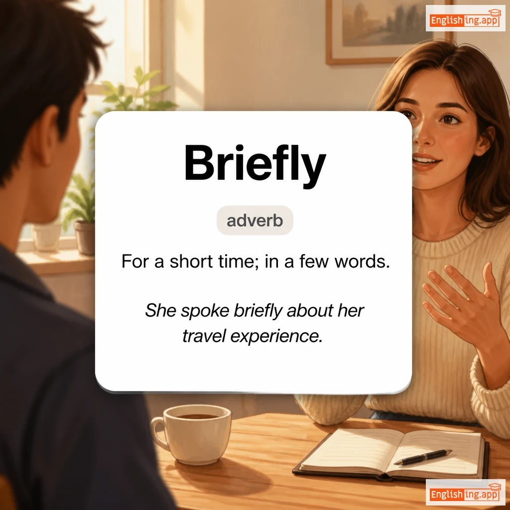 Briefly definition card — visual illustration of the meaning