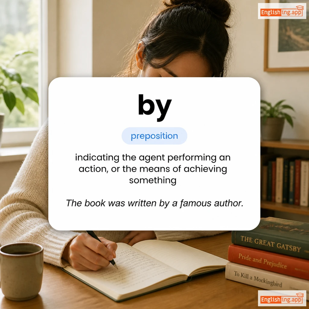 by definition card — visual illustration of the meaning
