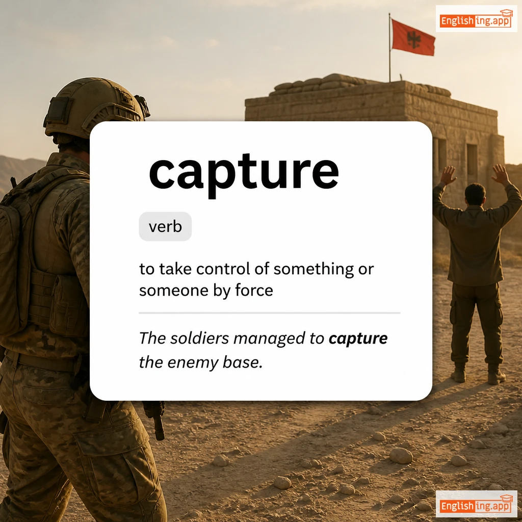 capture definition card — visual illustration of the meaning