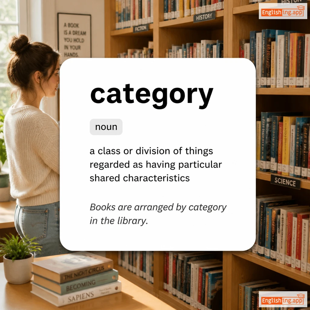 category definition card — visual illustration of the meaning