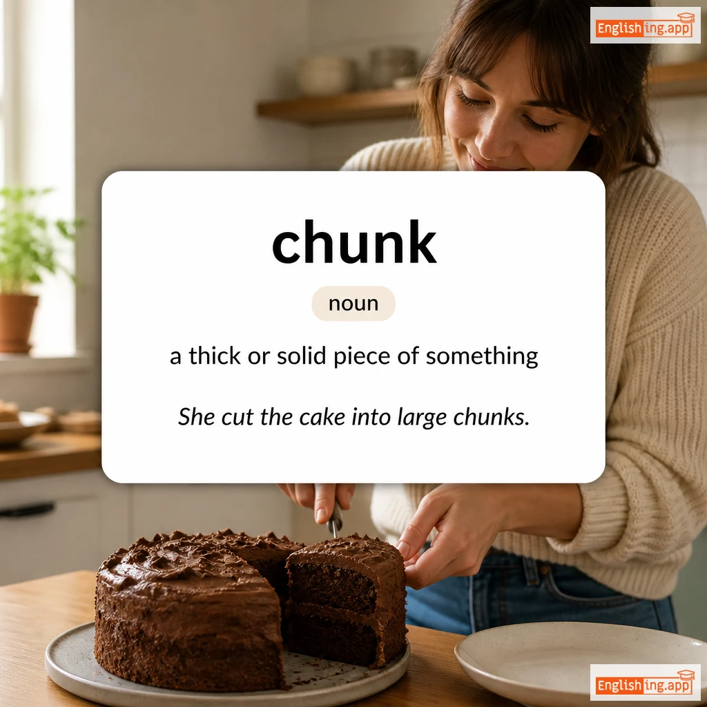 chunk definition card — visual illustration of the meaning