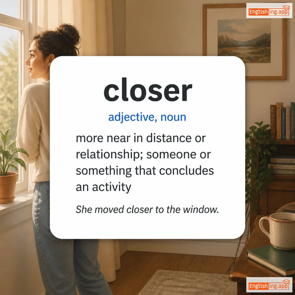 closer definition card — visual illustration of the meaning