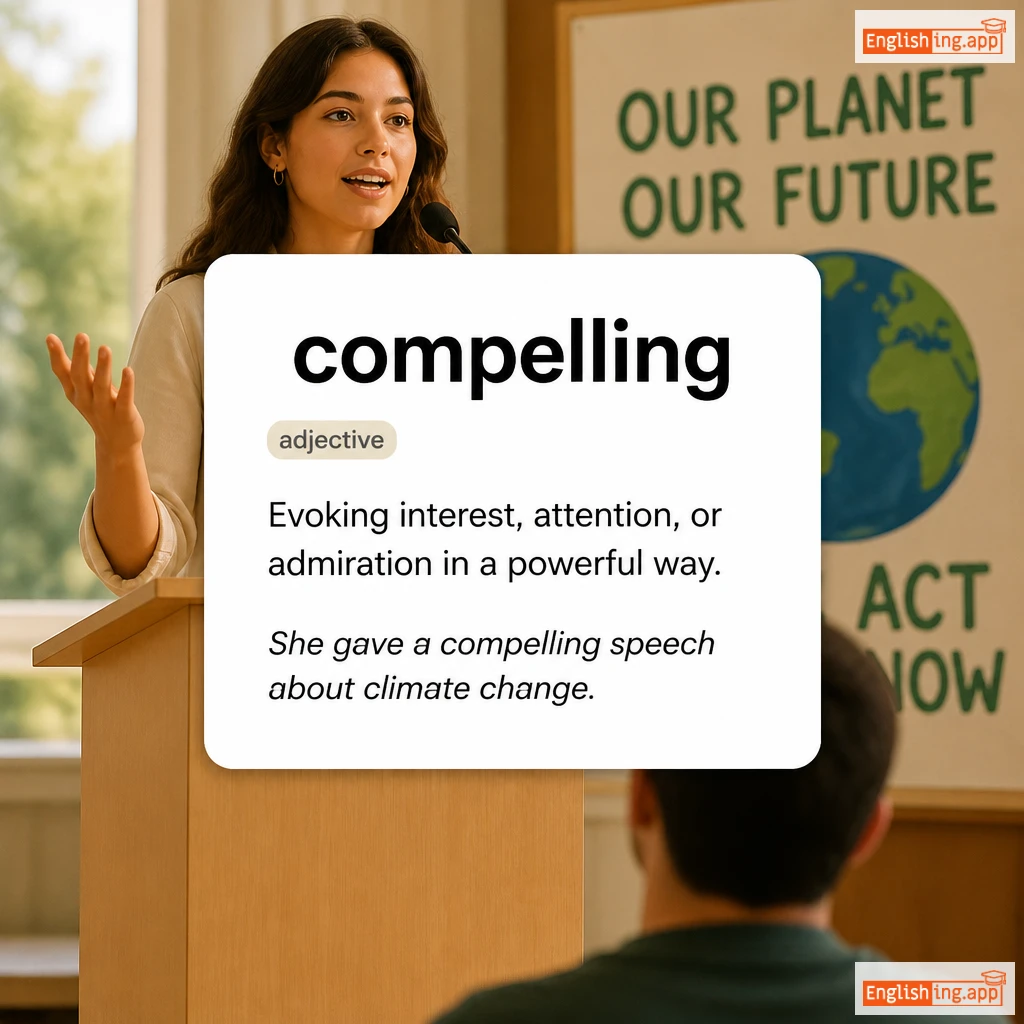 compelling definition card — visual illustration of the meaning