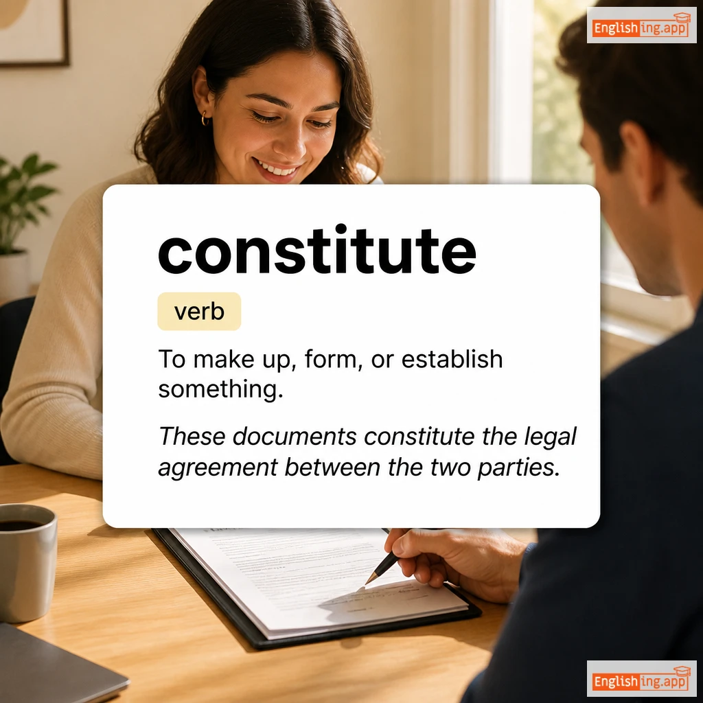 constitute definition card — visual illustration of the meaning