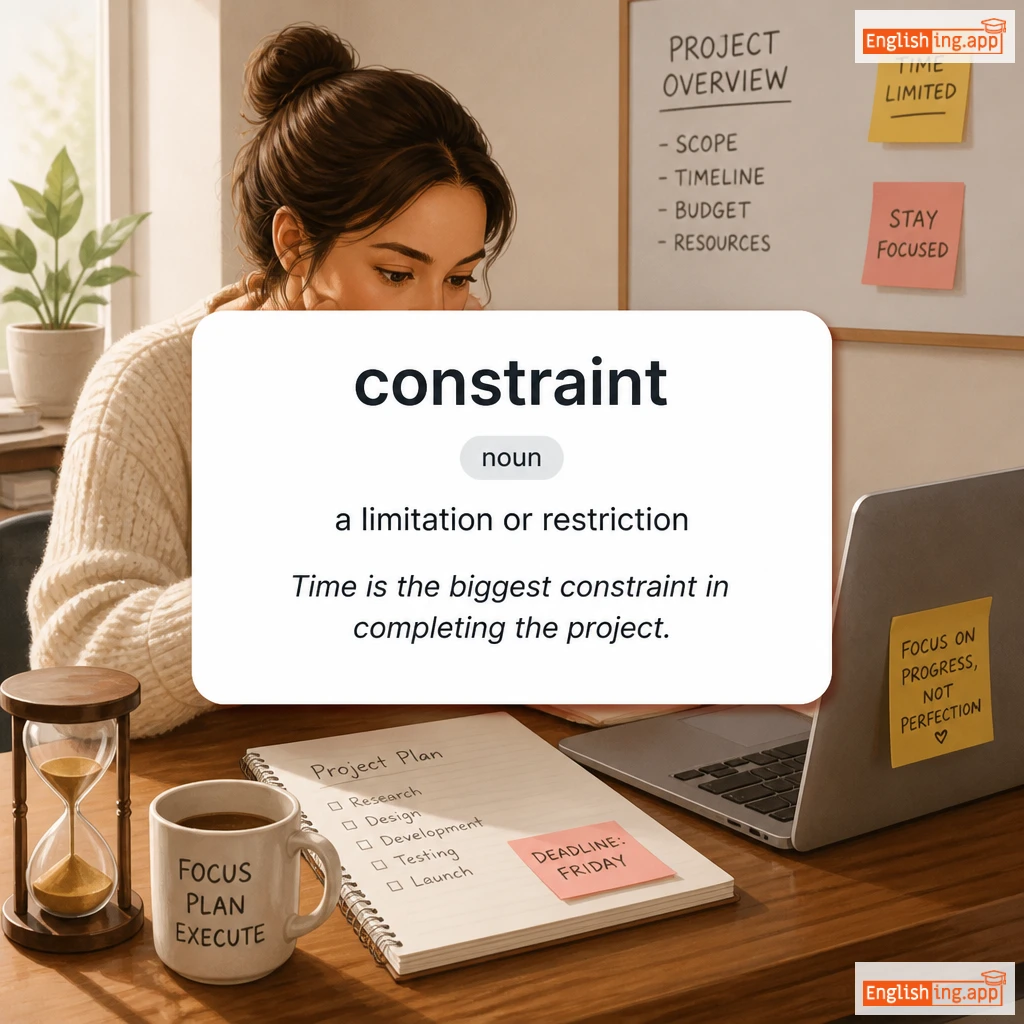 constraint definition card — visual illustration of the meaning