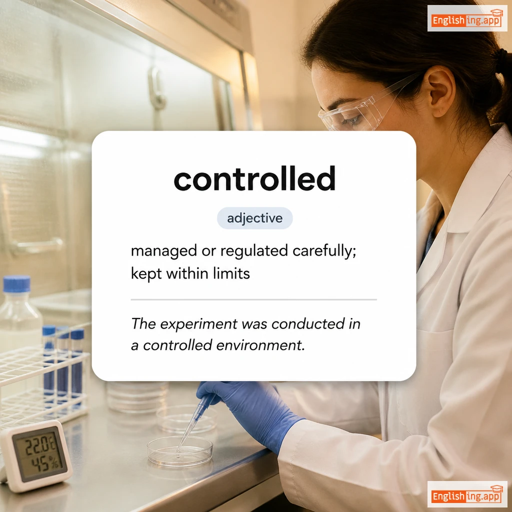 controlled definition card — visual illustration of the meaning