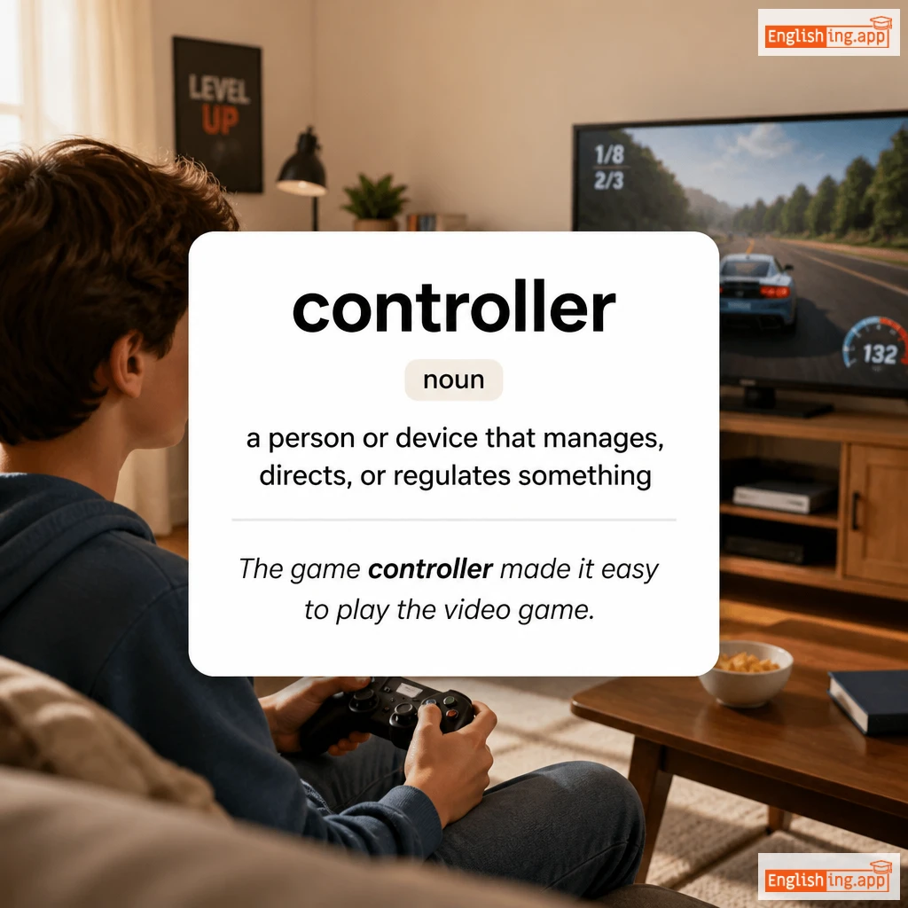 controller definition card — visual illustration of the meaning