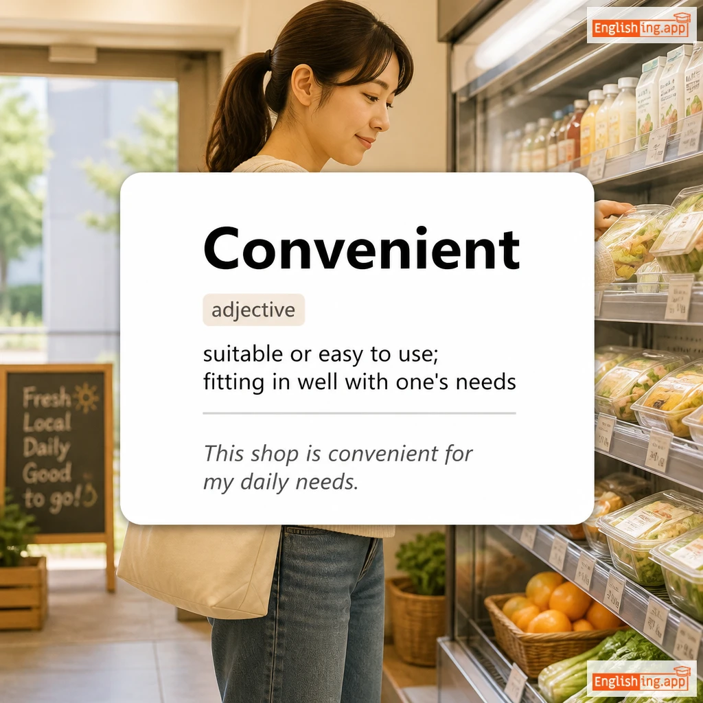 Convenient definition card — visual illustration of the meaning
