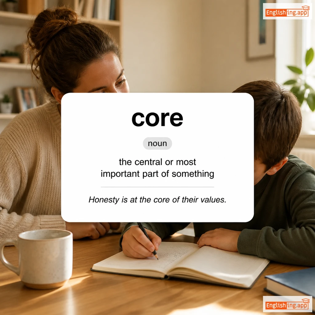 core definition card — visual illustration of the meaning