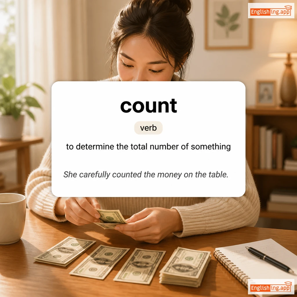 count definition card — visual illustration of the meaning