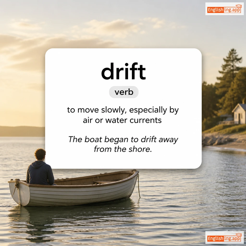 drift definition card — visual illustration of the meaning