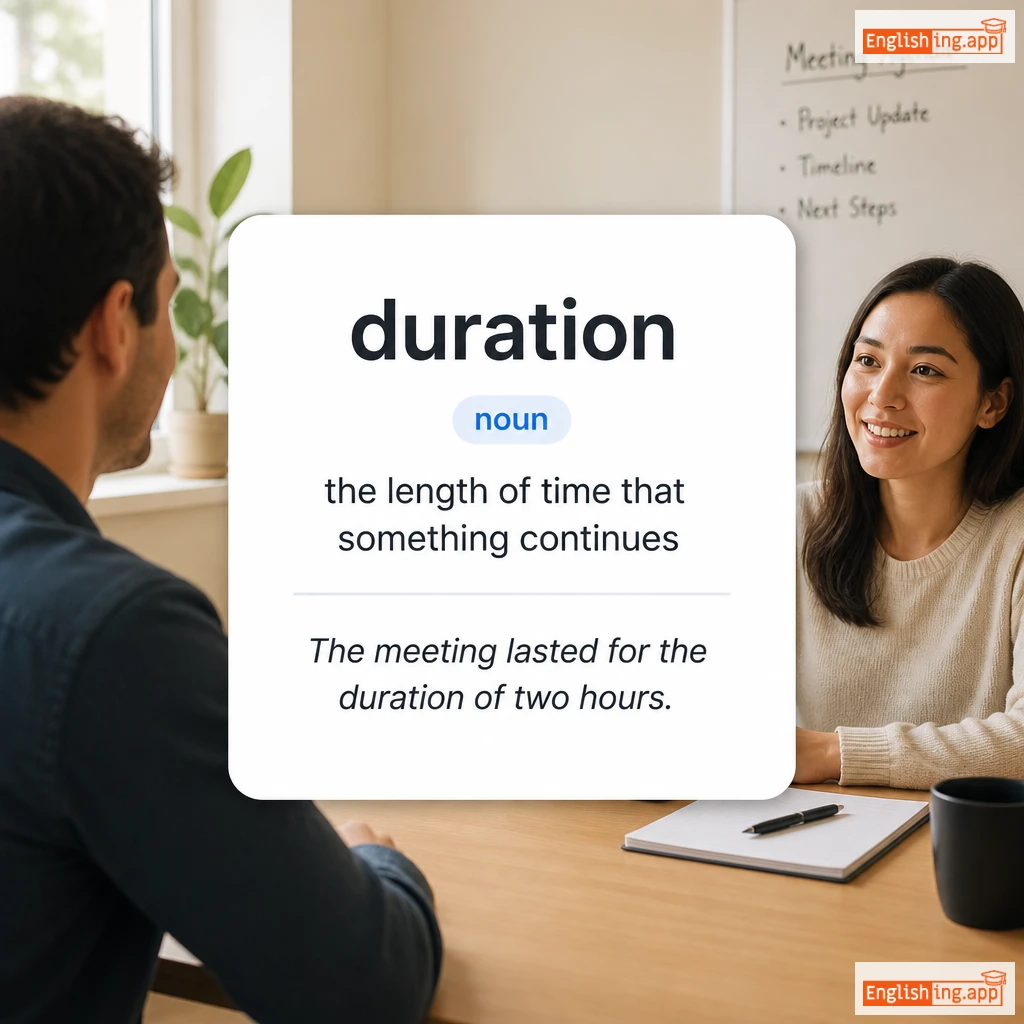 duration definition card — visual illustration of the meaning