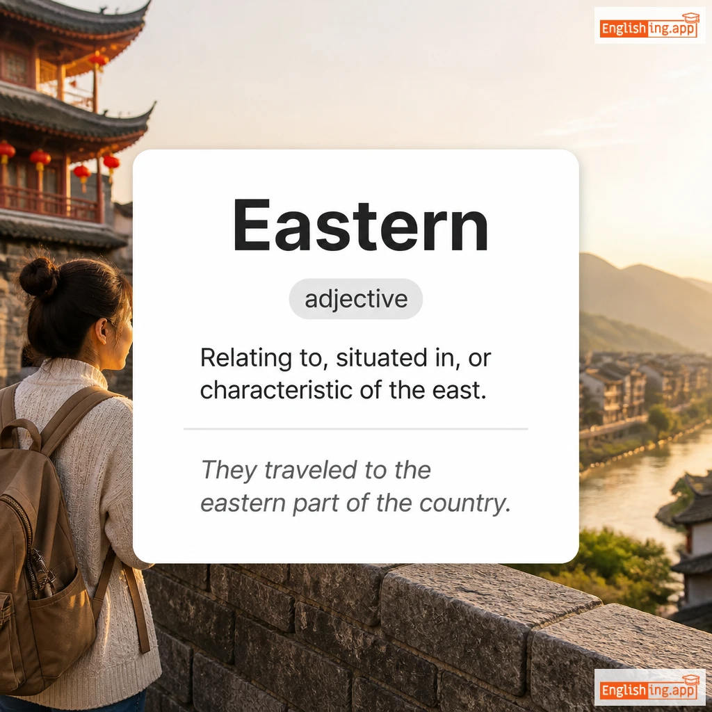 Eastern definition card — visual illustration of the meaning