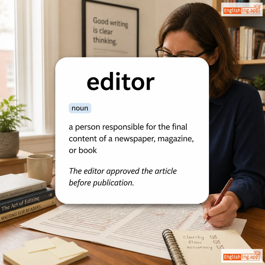 editor definition card — visual illustration of the meaning