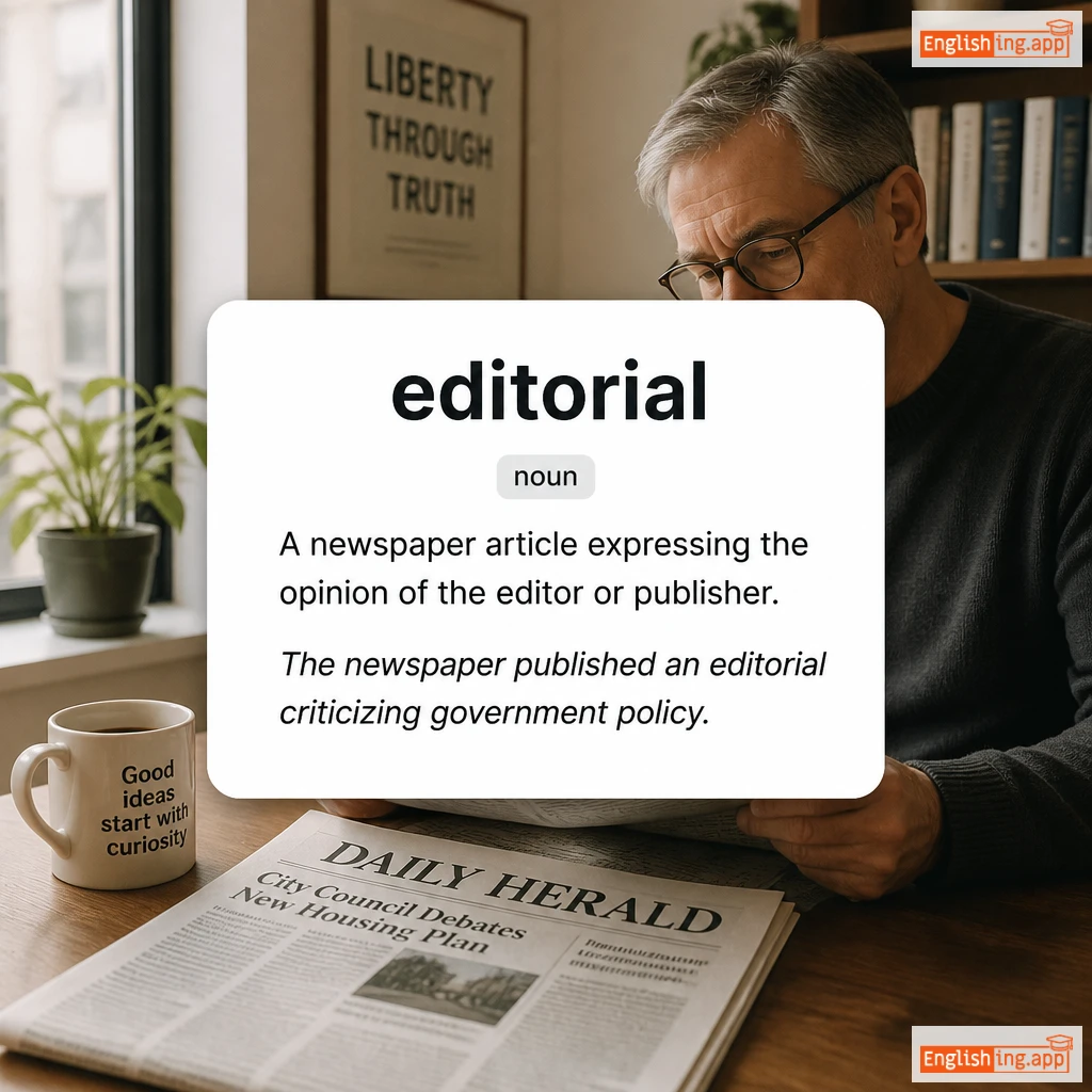 editorial definition card — visual illustration of the meaning