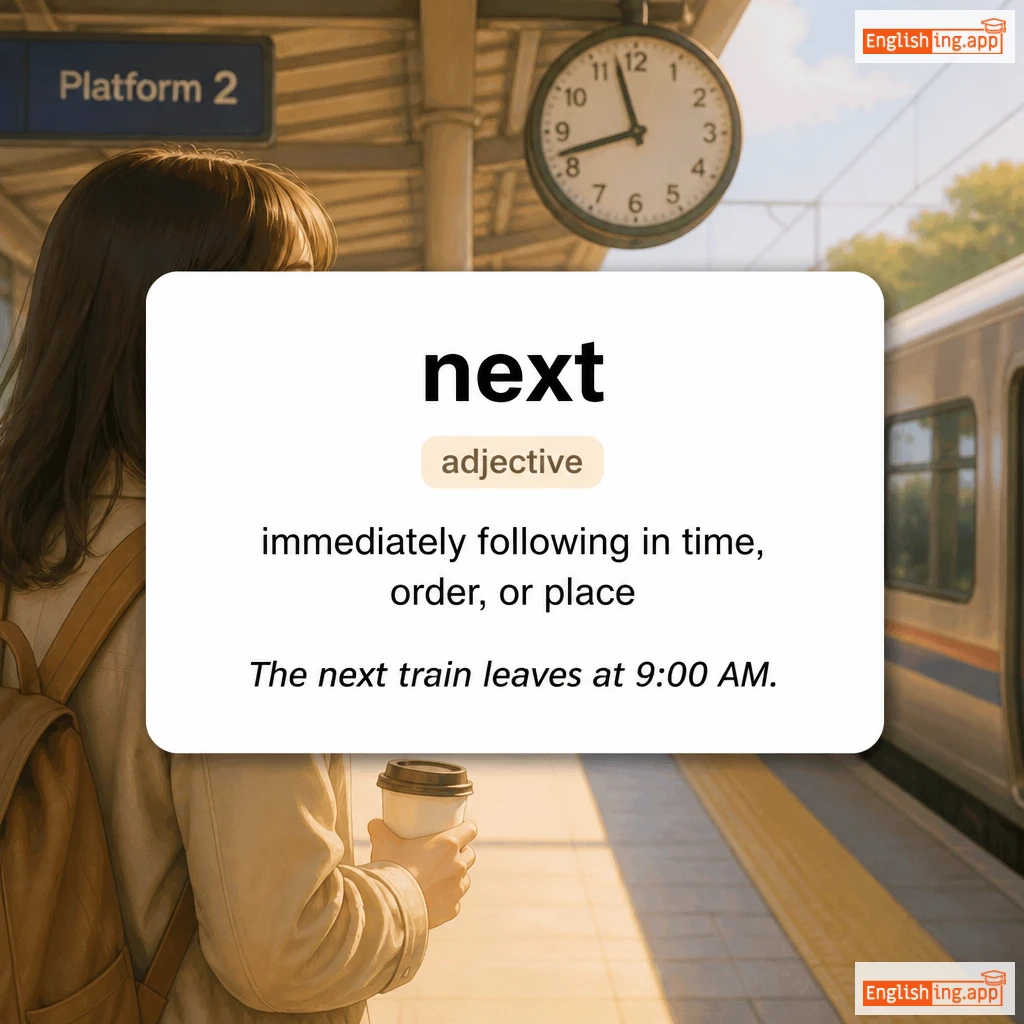 next definition card — visual illustration of the meaning