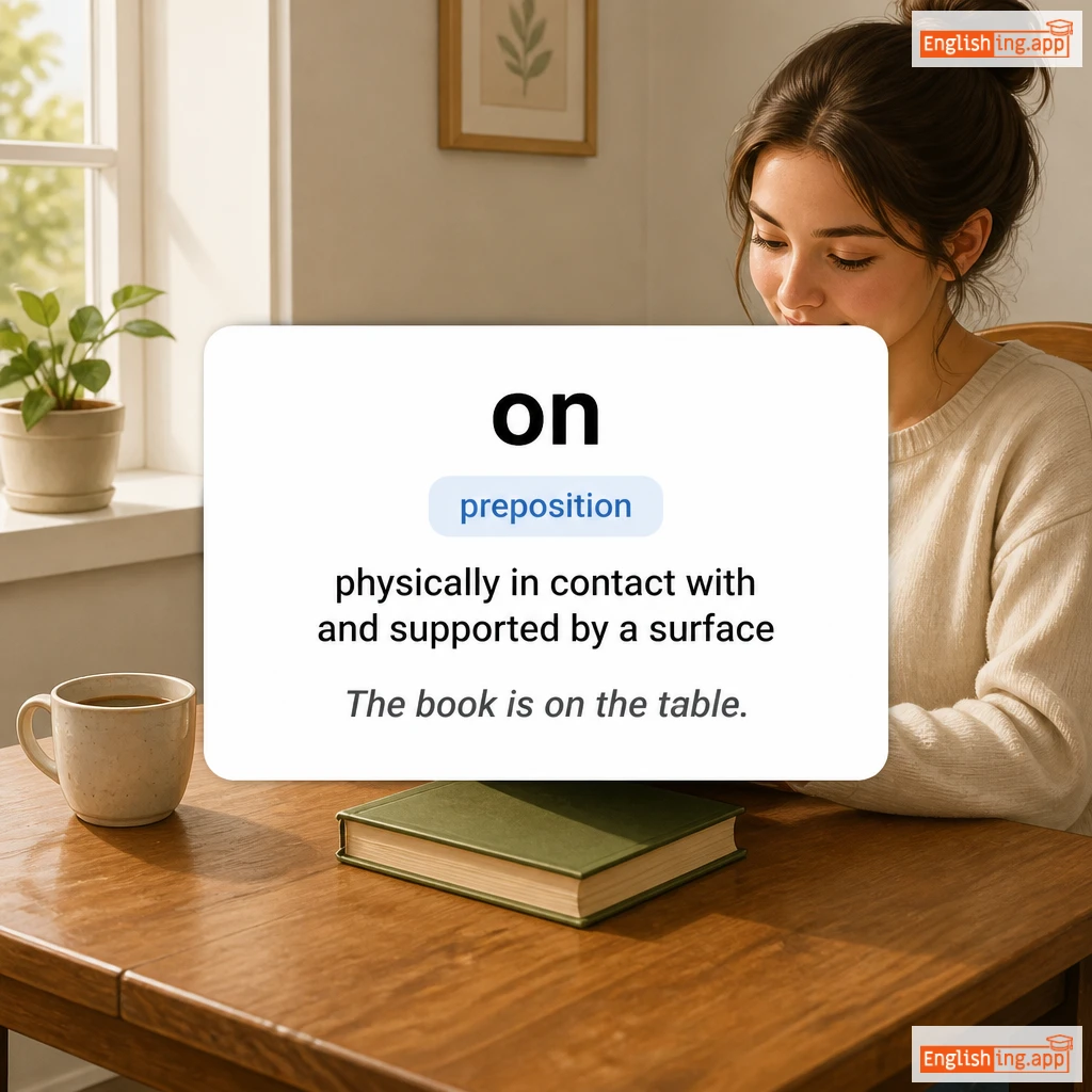 on definition card — visual illustration of the meaning