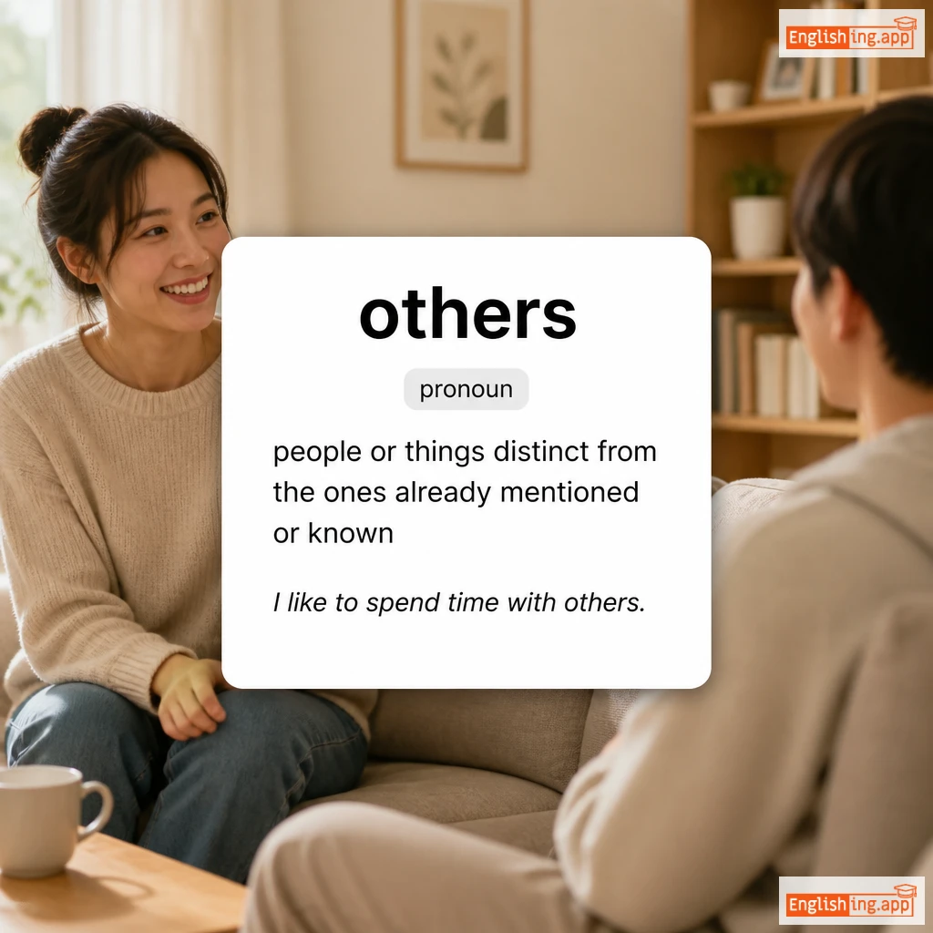 others definition card — visual illustration of the meaning