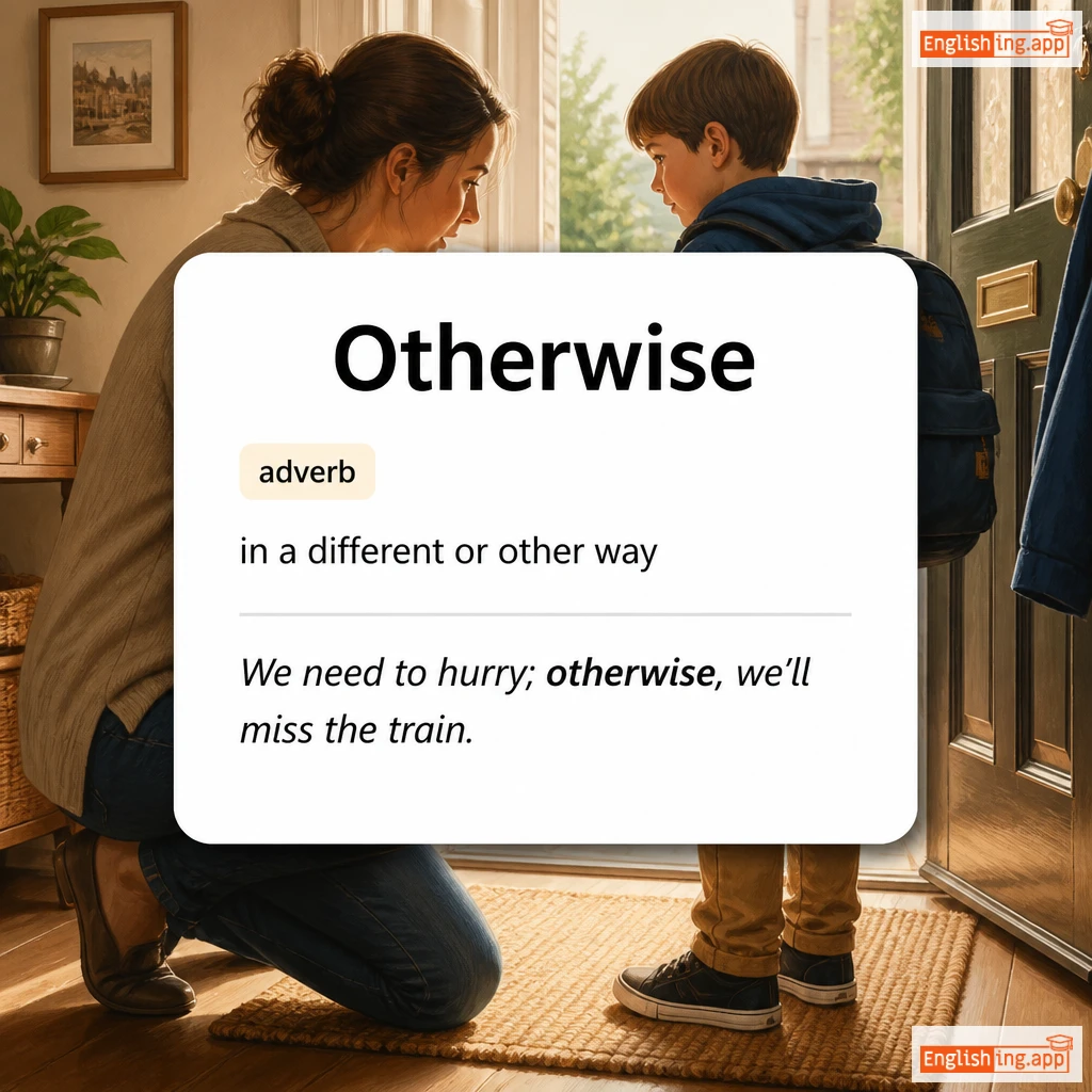 Otherwise definition card — visual illustration of the meaning
