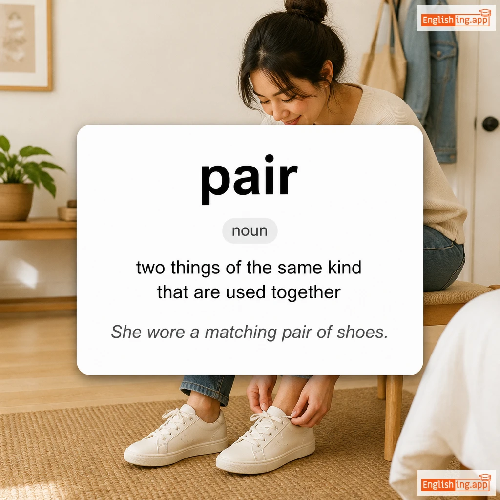 pair definition card — visual illustration of the meaning