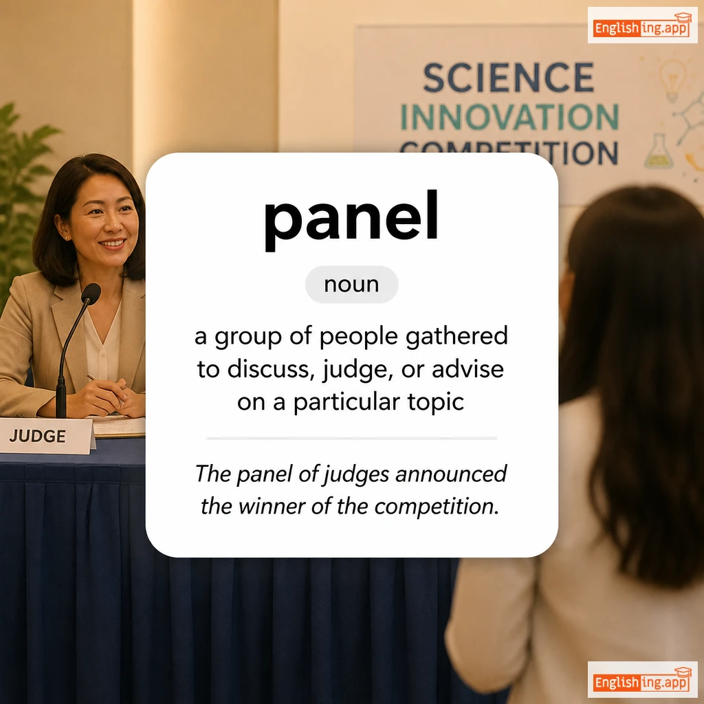 panel definition card — visual illustration of the meaning