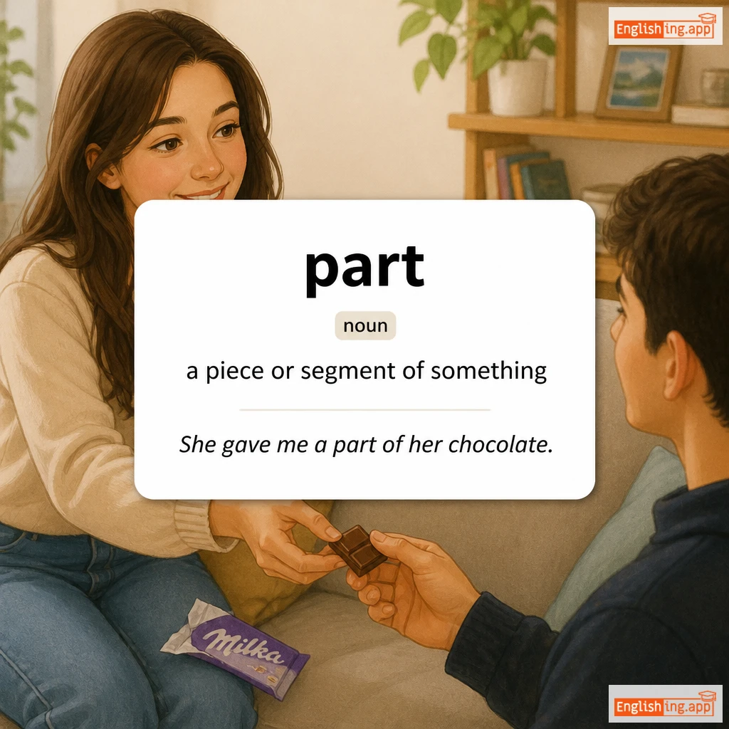 part definition card — visual illustration of the meaning