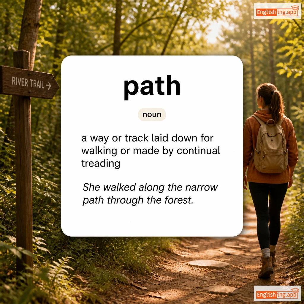 path definition card — visual illustration of the meaning