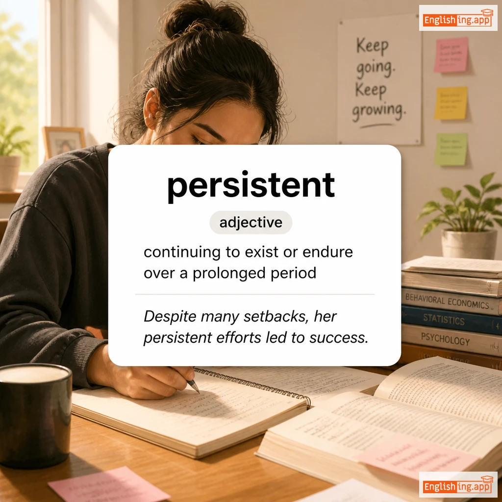 persistent definition card — visual illustration of the meaning