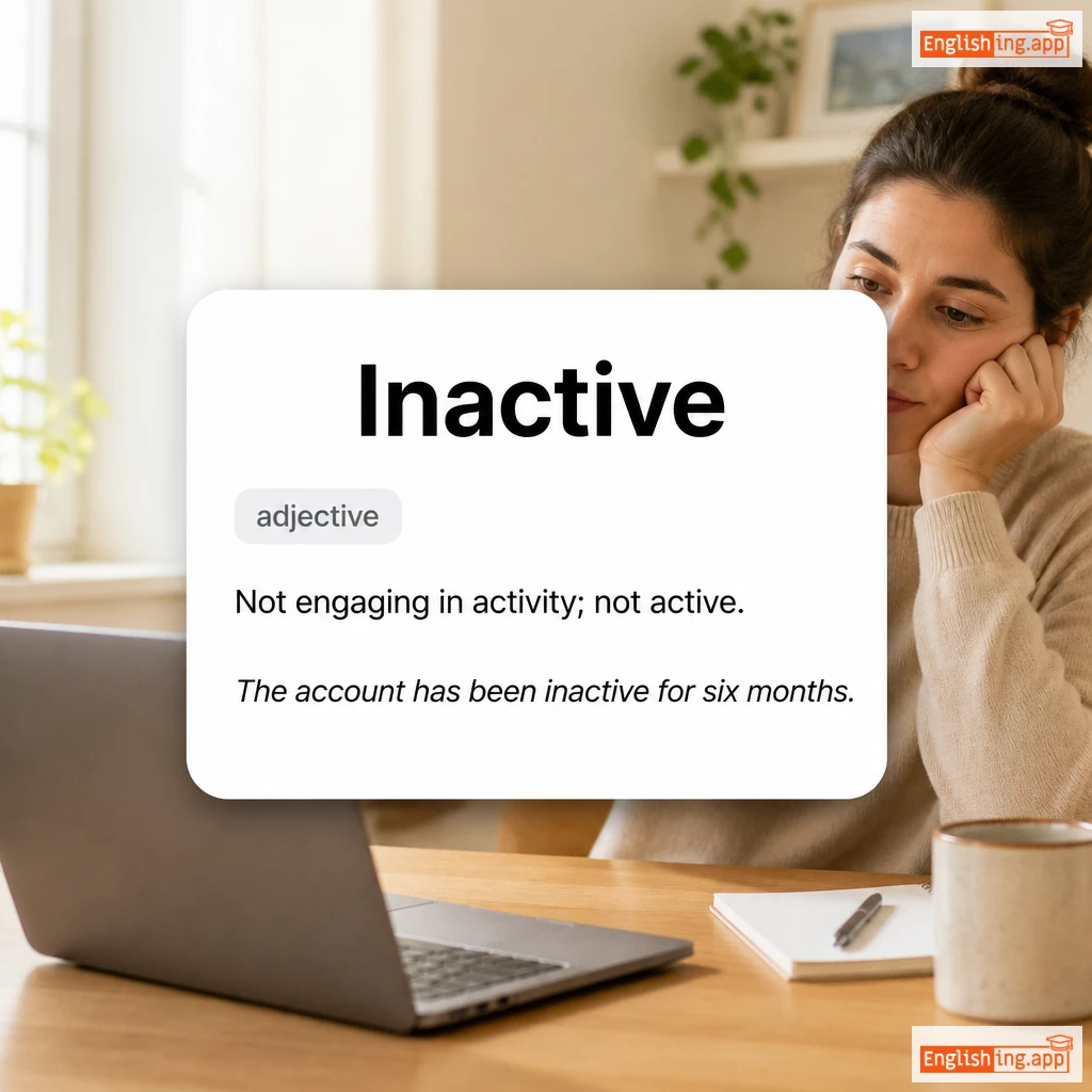 Inactive definition card — visual illustration of the meaning