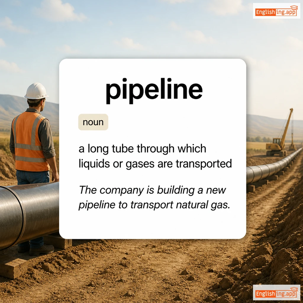 pipeline definition card — visual illustration of the meaning