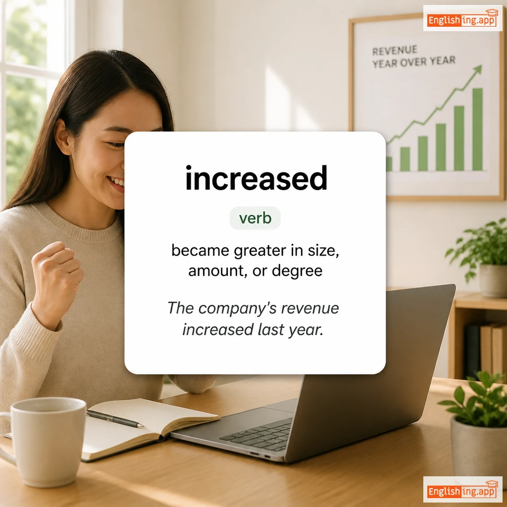 increased definition card — visual illustration of the meaning
