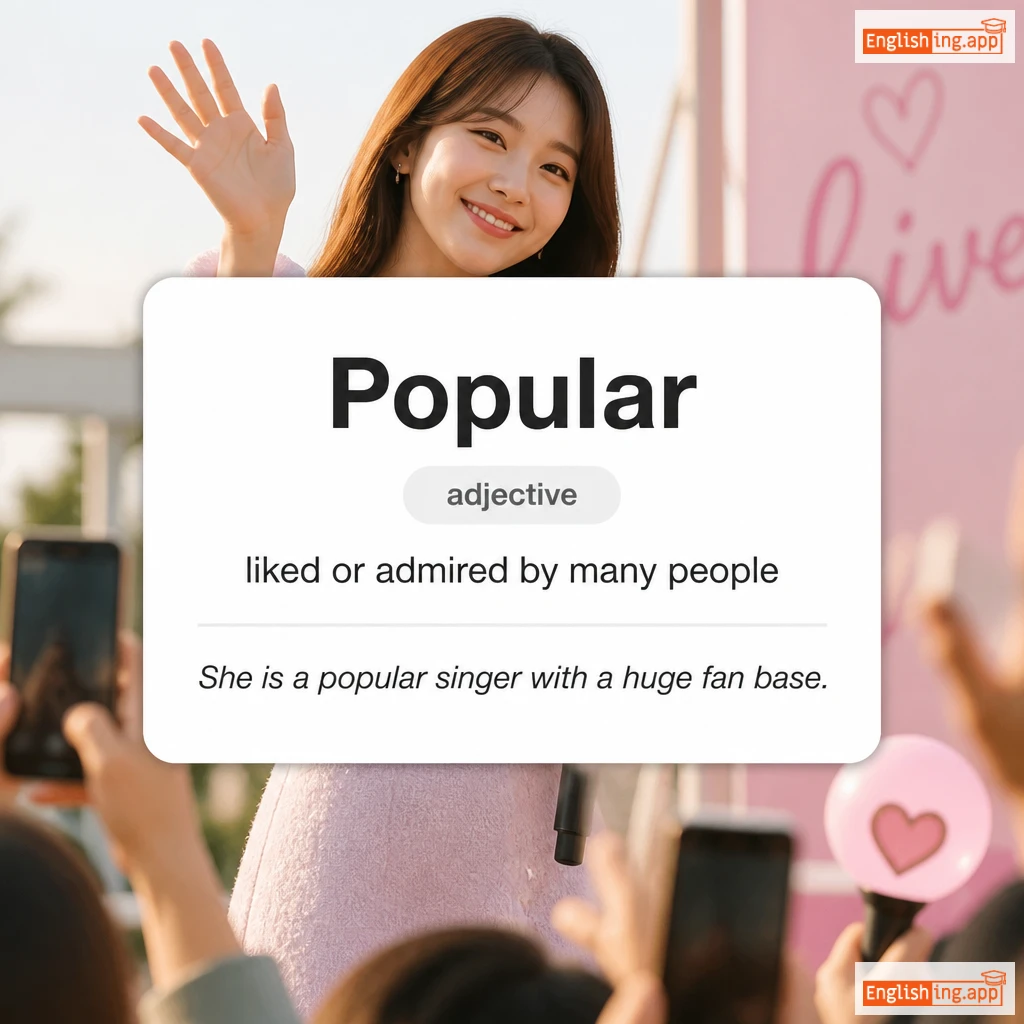 Popular definition card — visual illustration of the meaning