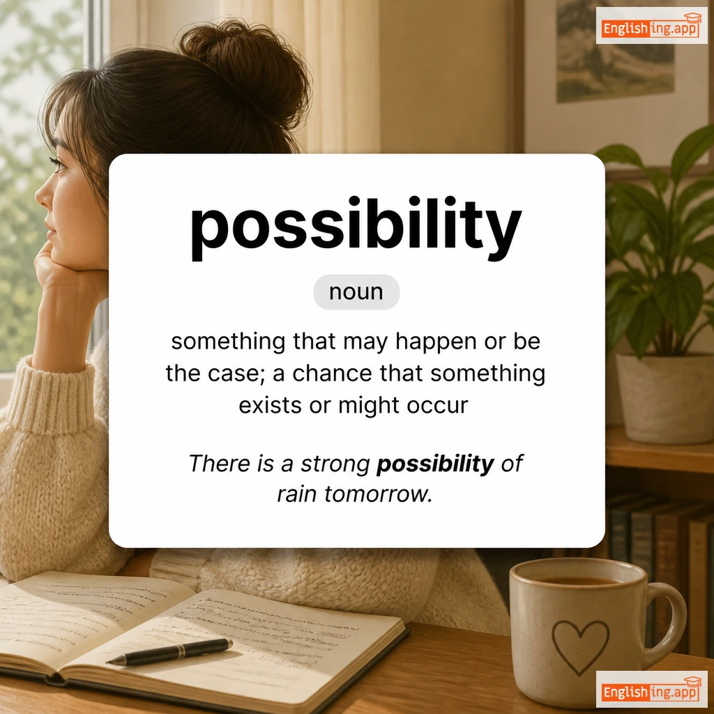 possibility definition card — visual illustration of the meaning