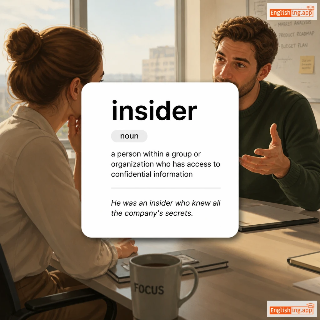 insider definition card — visual illustration of the meaning