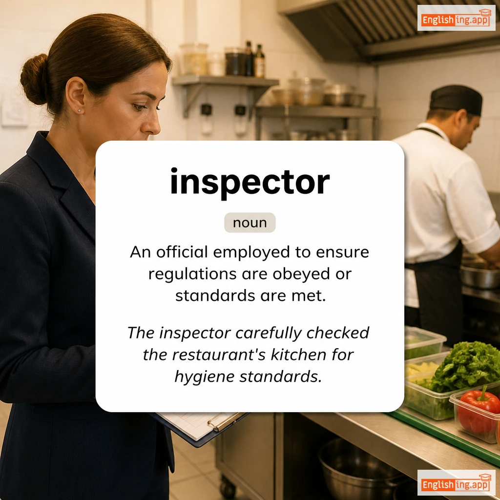 inspector definition card — visual illustration of the meaning