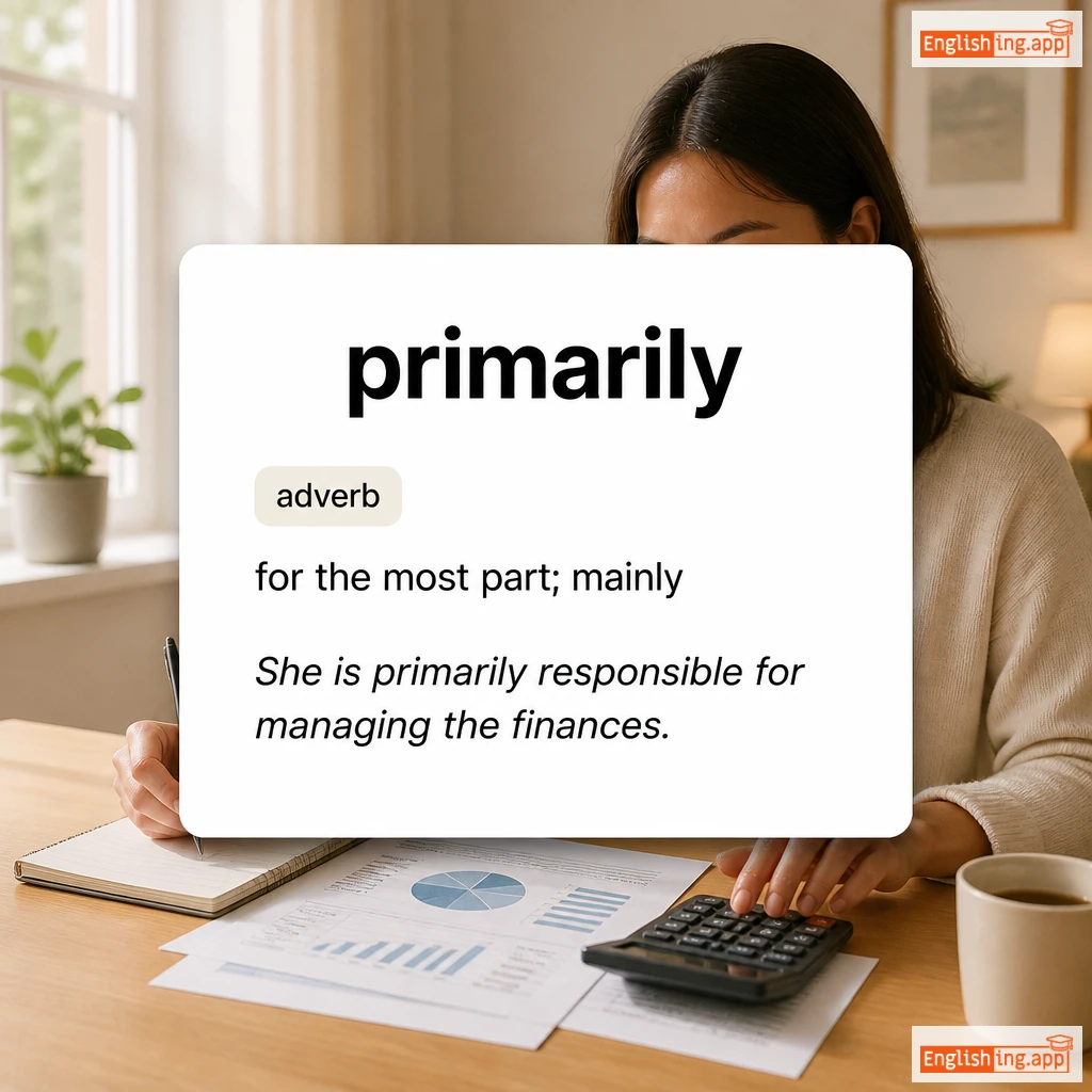 primarily definition card — visual illustration of the meaning