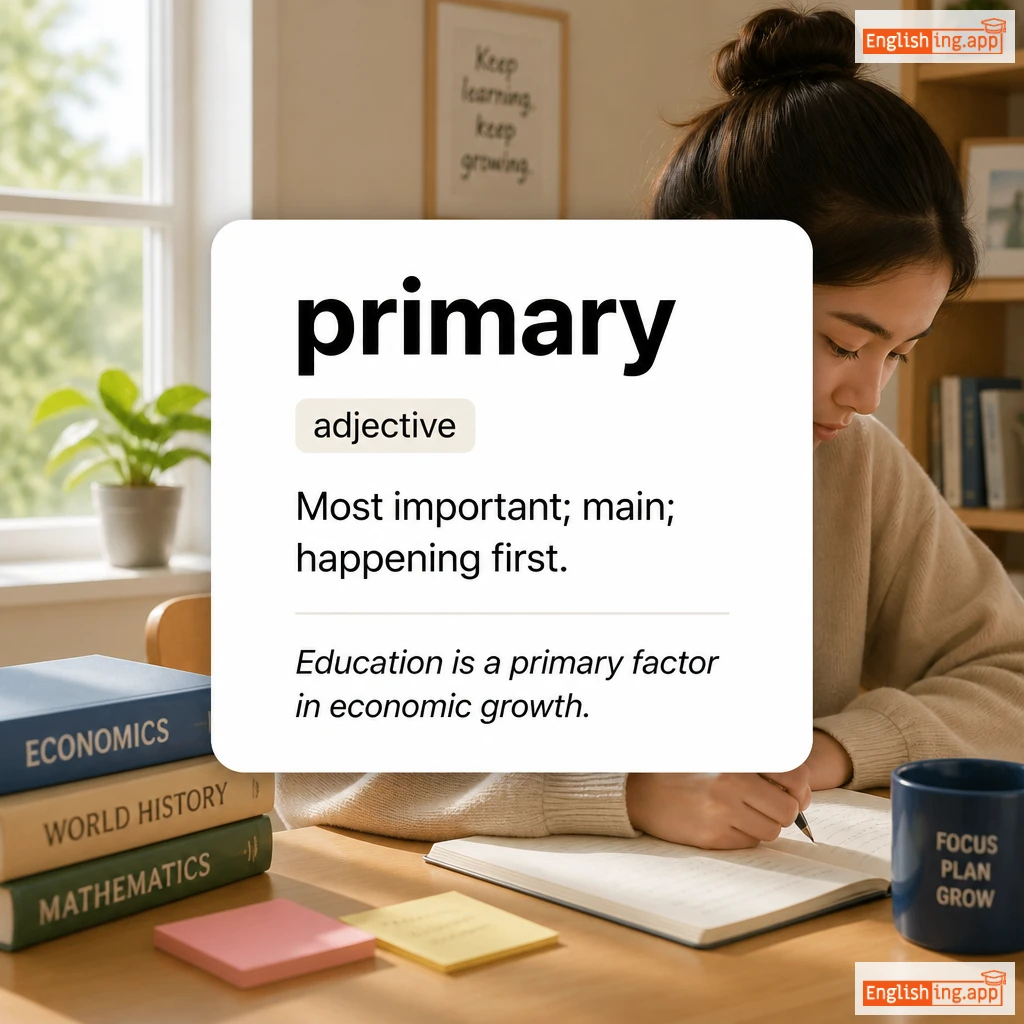 primary definition card — visual illustration of the meaning