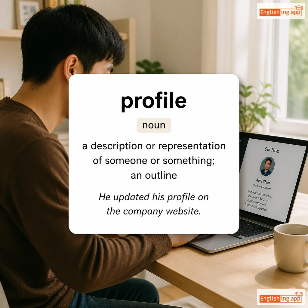 profile definition card — visual illustration of the meaning