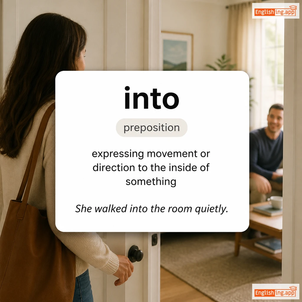 into definition card — visual illustration of the meaning