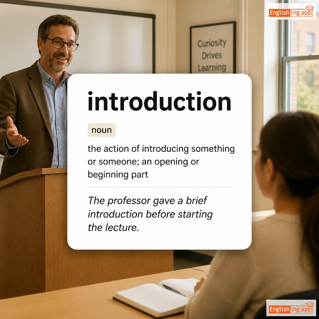 introduction definition card — visual illustration of the meaning