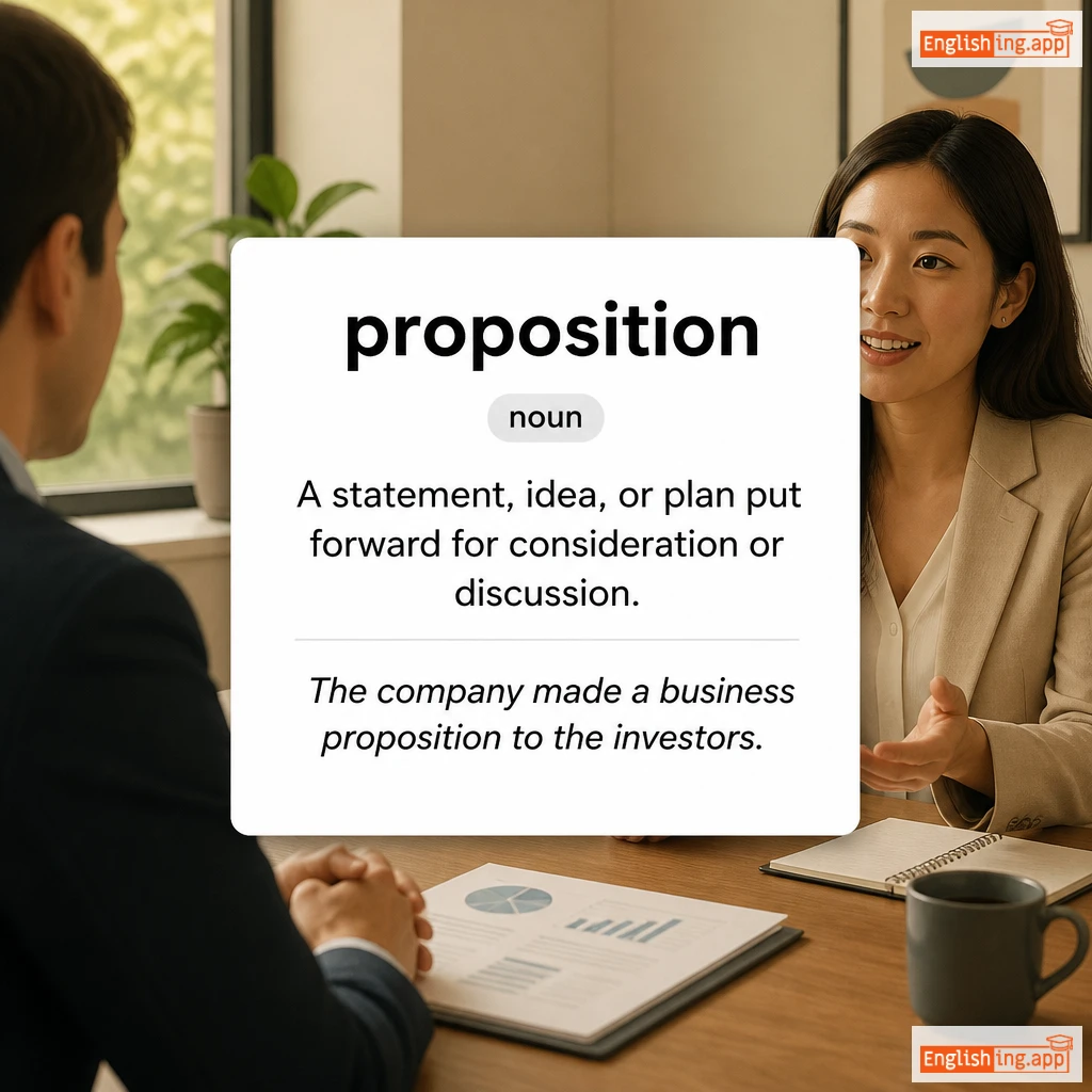 proposition definition card — visual illustration of the meaning