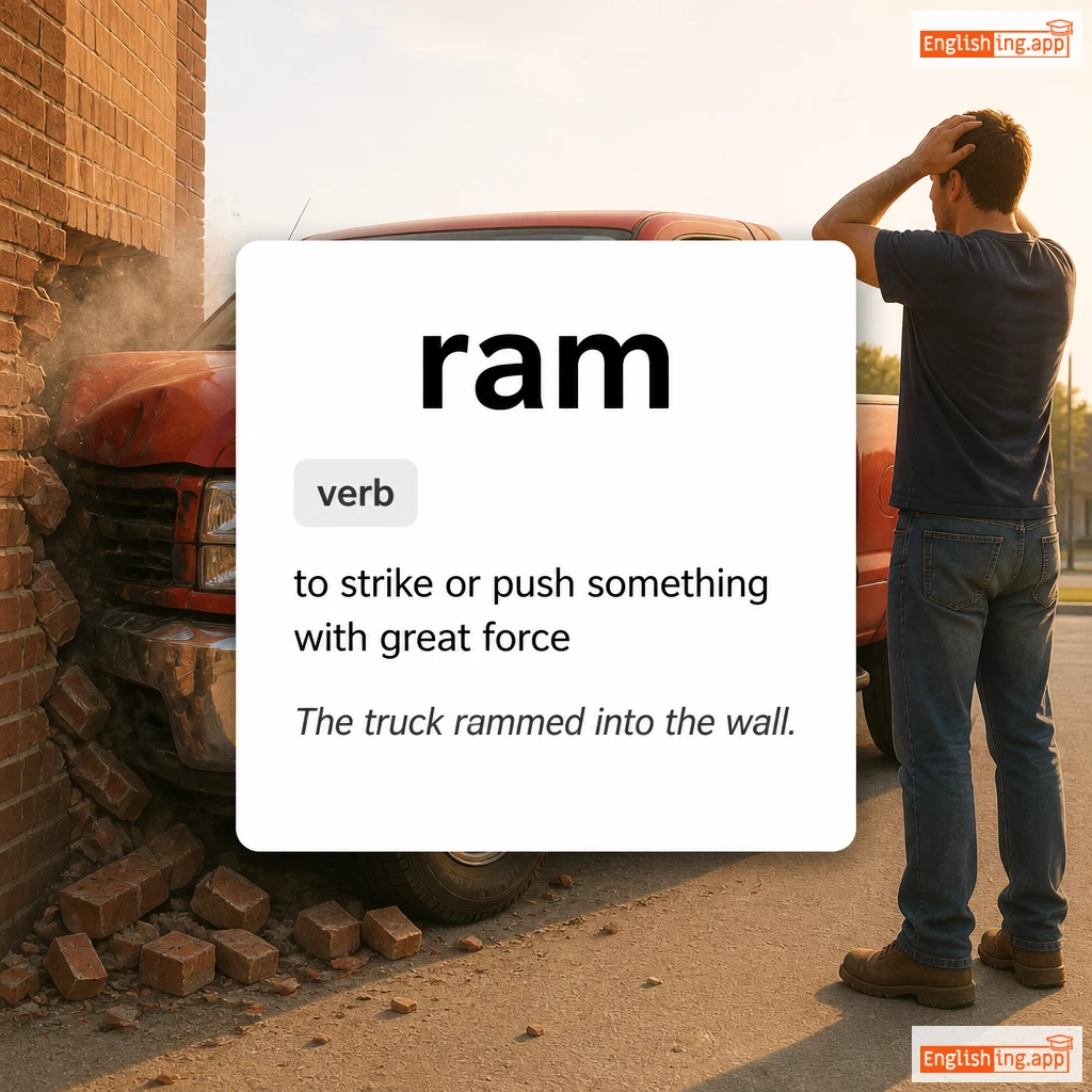 ram definition card — visual illustration of the meaning