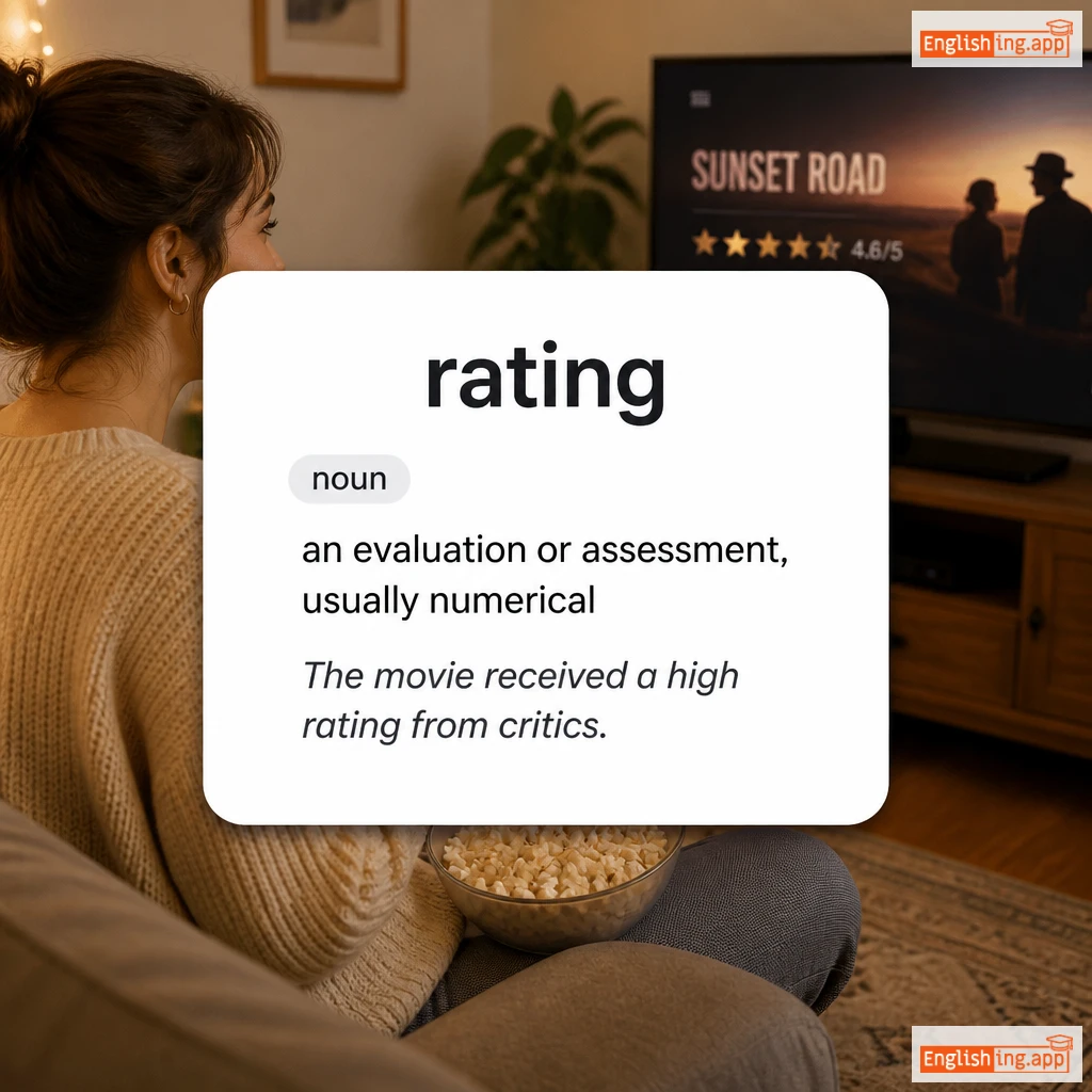 rating definition card — visual illustration of the meaning