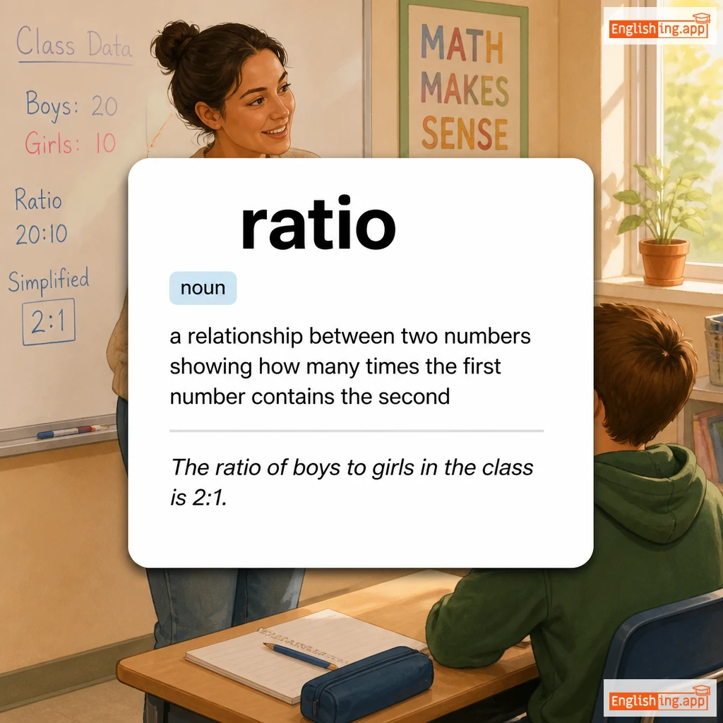ratio definition card — visual illustration of the meaning