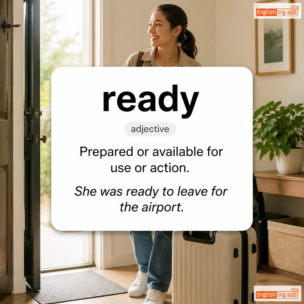 ready definition card — visual illustration of the meaning