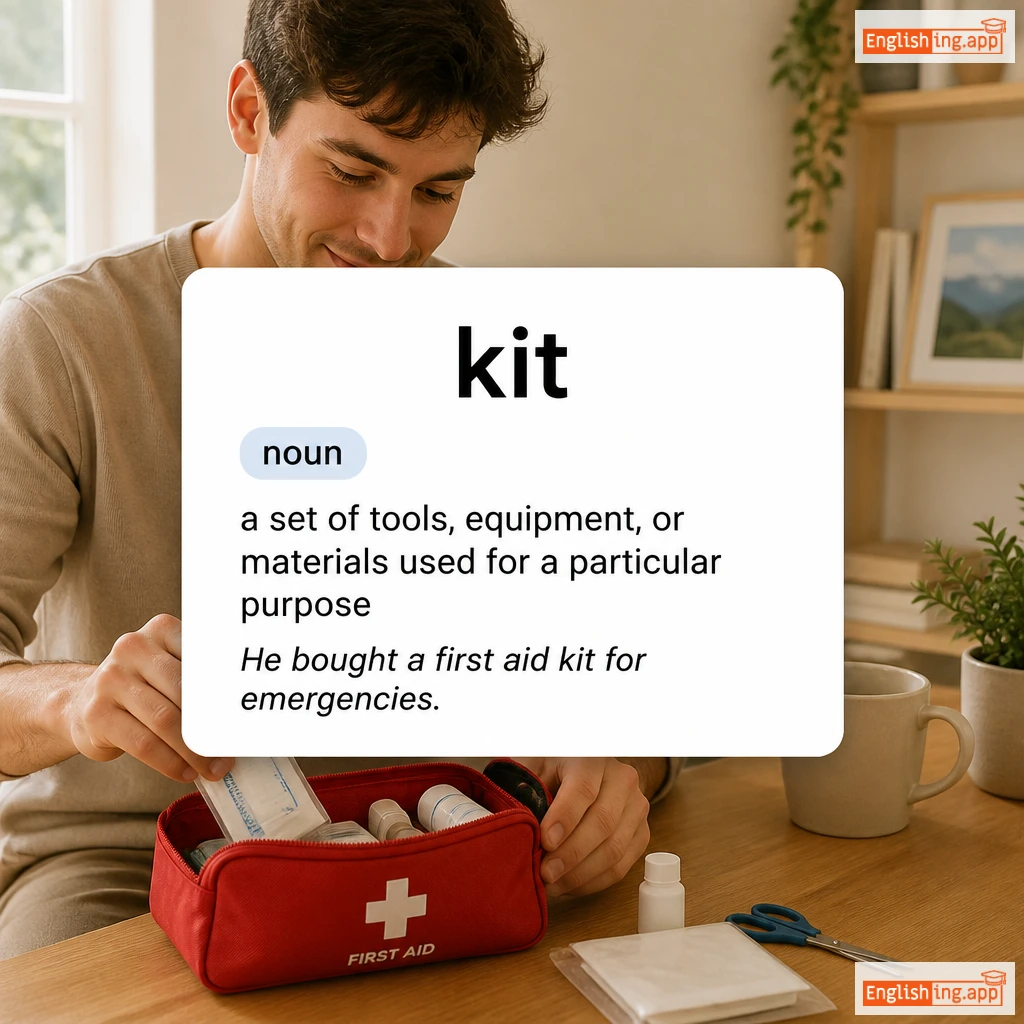 kit definition card — visual illustration of the meaning