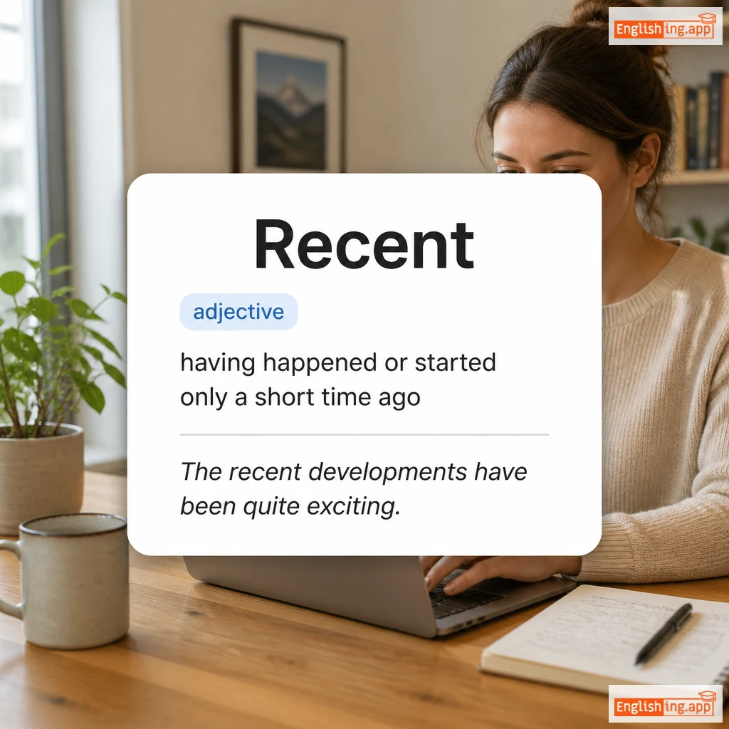 Recent definition card — visual illustration of the meaning