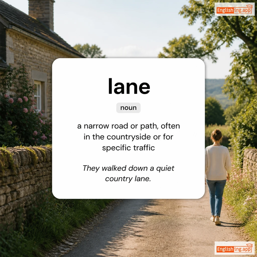 lane definition card — visual illustration of the meaning